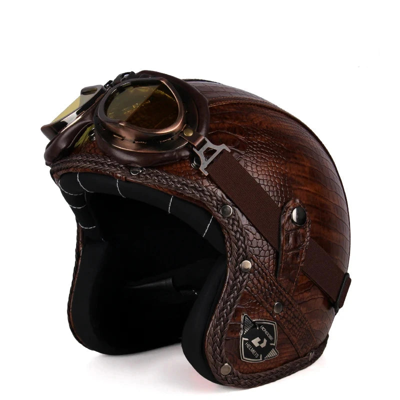 Casque moto jet vintage - Helmetix C800