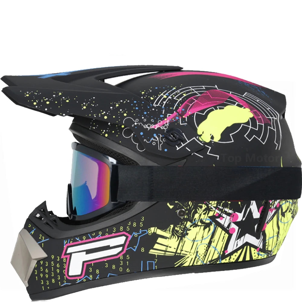Casque moto cross adulte - Helmetix SPX 95