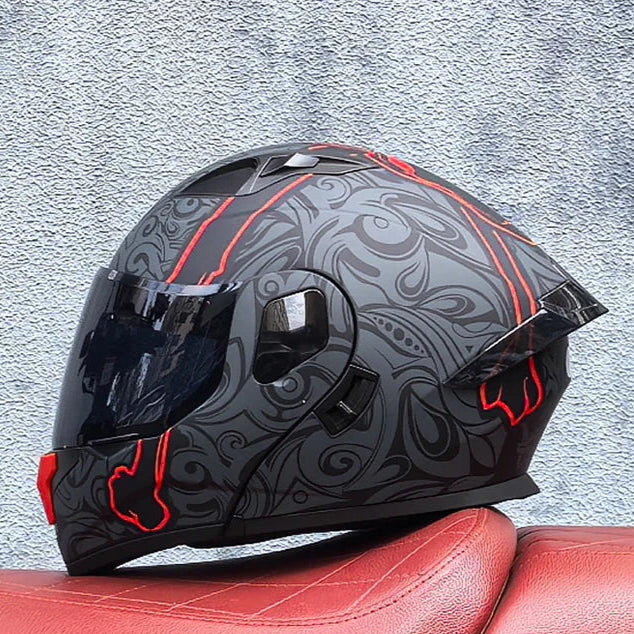 Casque moto modulable avec intercom intégré - Helmetix OKM 410