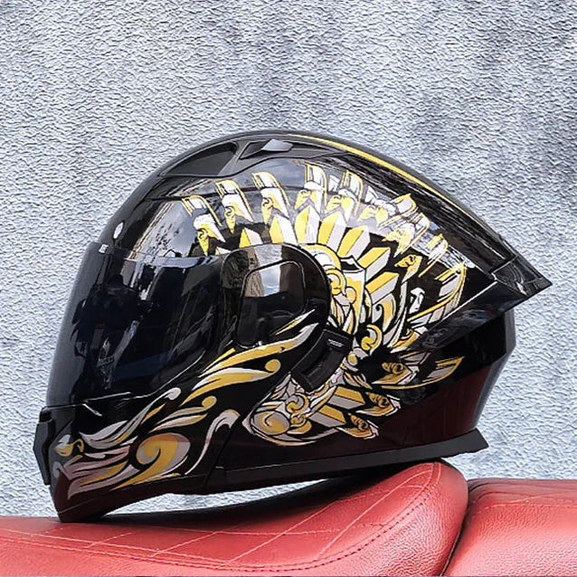 Casque moto modulable avec intercom intégré - Helmetix OKM 410