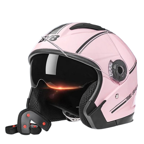 Casque jet moto blanc - Helmetix BLA 77