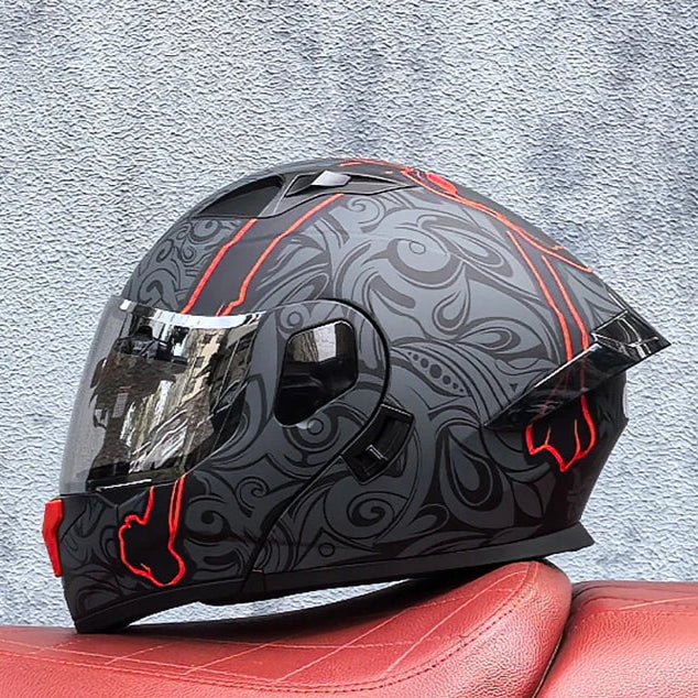 Casque moto modulable avec intercom intégré - Helmetix OKM 410