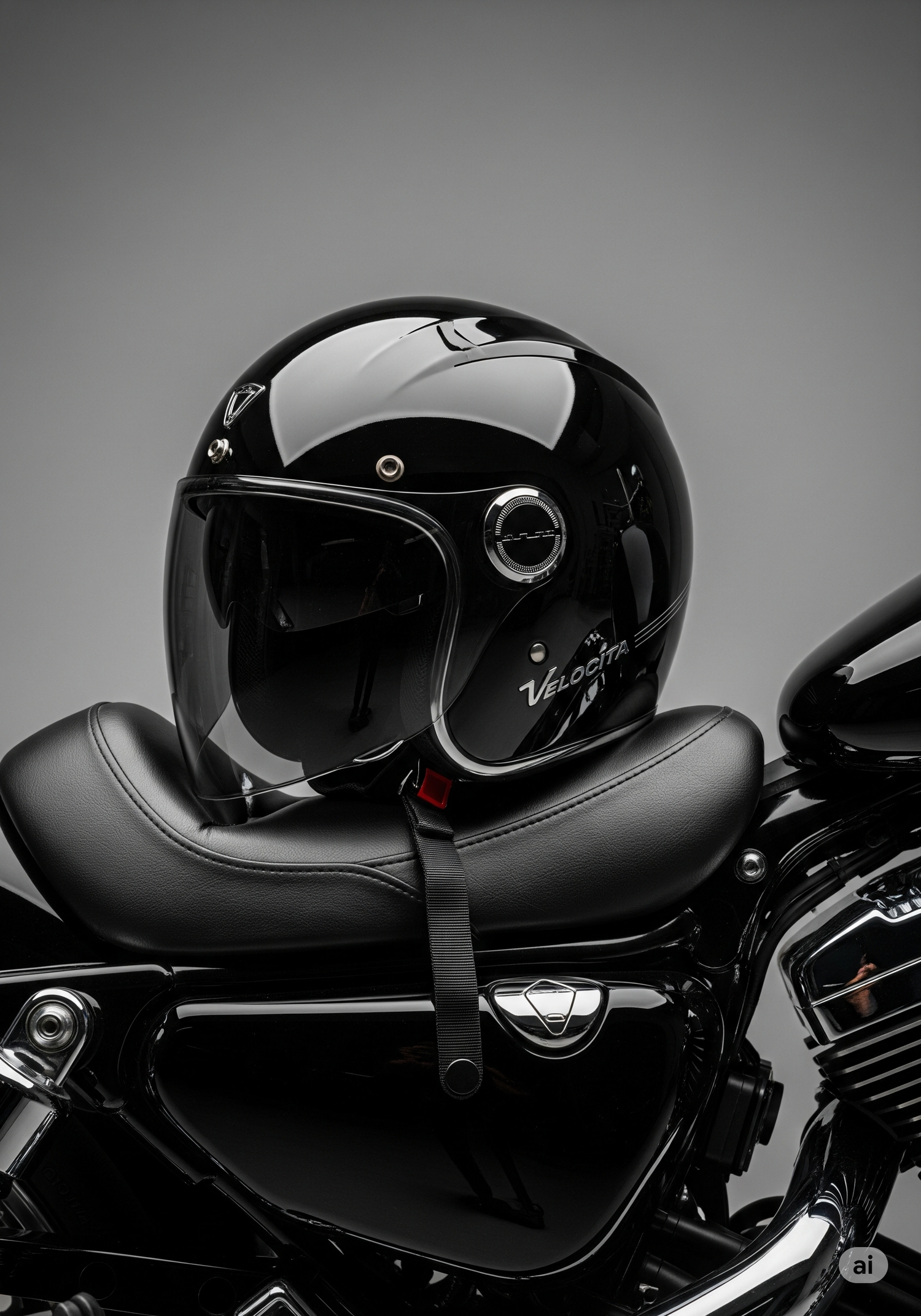 Casque moto jet
