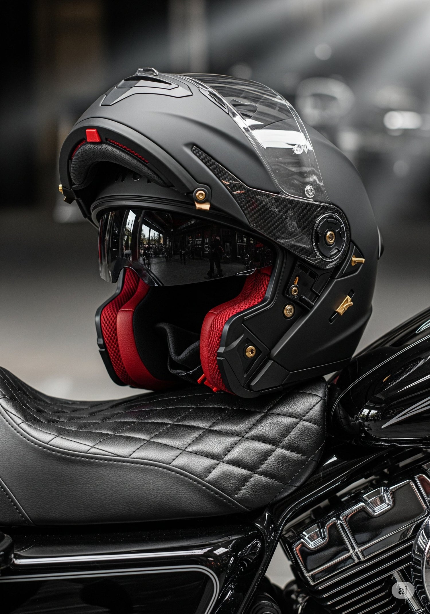 Casque moto modulable