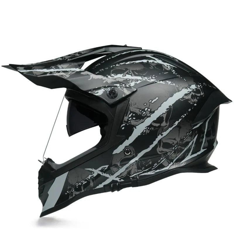 Casque moto cross femme - Helmetix LX 54