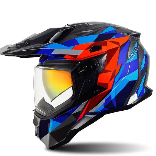 Casque moto cross homologué - Helmetix LX 76