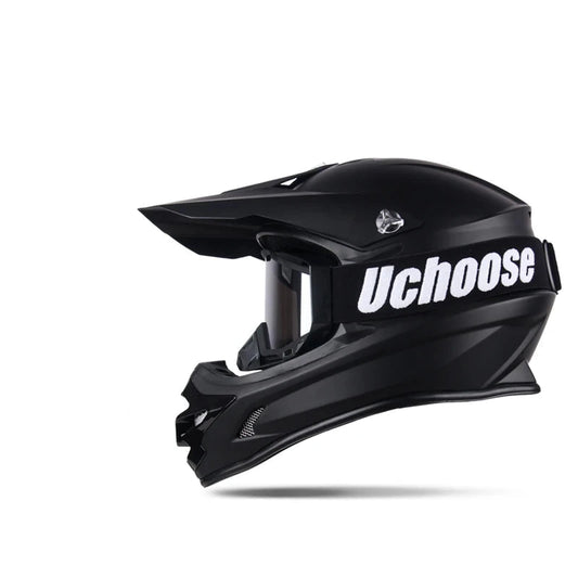 Casque moto cross noir - Helmetix MP 73
