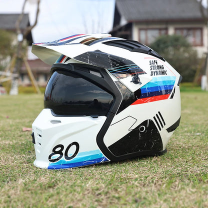 Casque moto cross vintage - HELMETIX VIX 1475