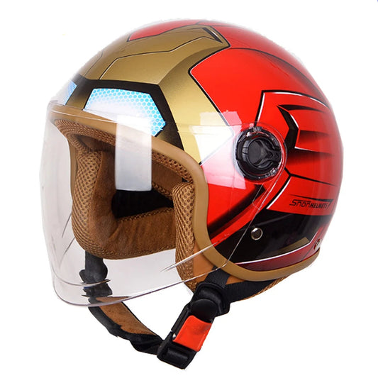 Casque moto enfant 4 ans / 5 ans / 6 ans - Helmetix BD 78
