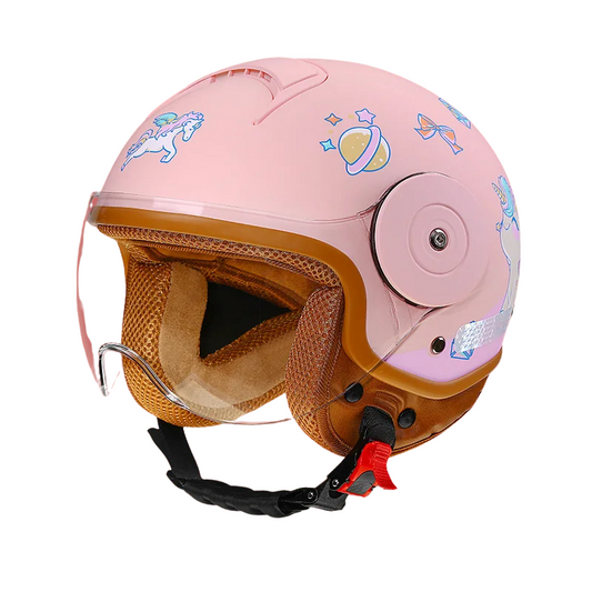 Casque moto enfant Fille / Garçon  - Helmetix PPM 12