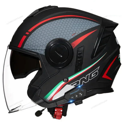 Casque moto jet bluetooth - Helmetix PSP 26