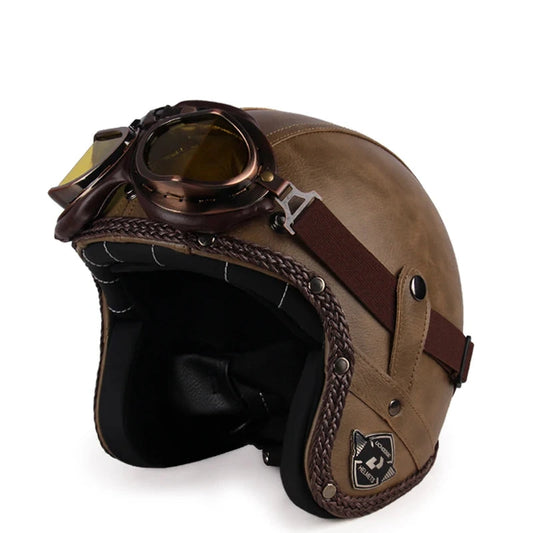 Casque moto jet vintage - Helmetix C800