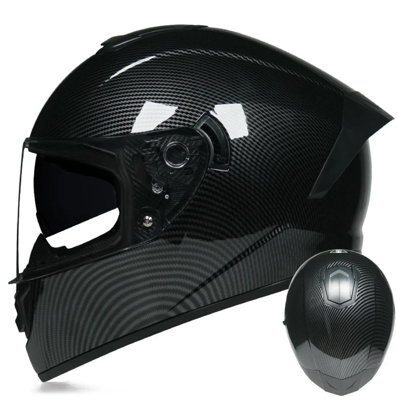 Casque moto noir - Helmetix LPX 456
