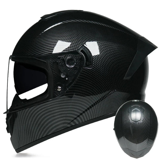 Casque moto noir - Helmetix LPX 456