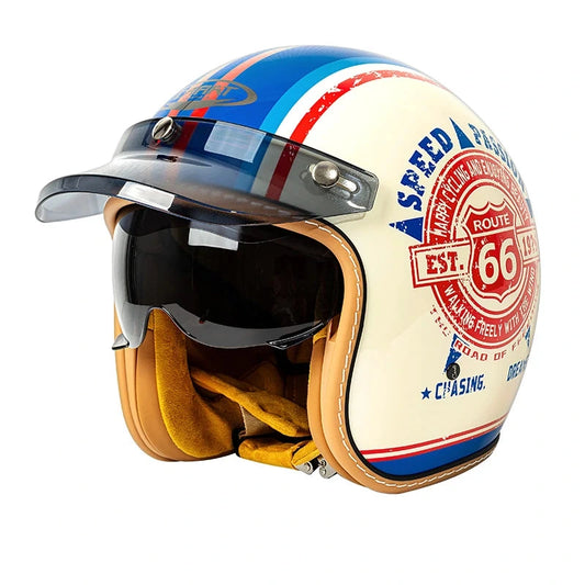 Casque moto retro vintage - Helmetix C500