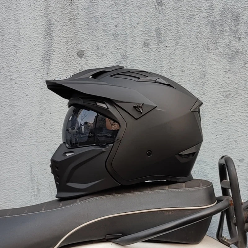 Casque moto vintage integral - Helmetix IPLM 56