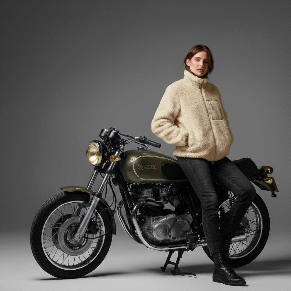 blouson moto femme textile - helmetix LMN 693