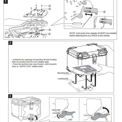 top case 2 casques - Helmetix MXT 35