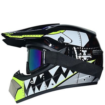 Casque moto cross enfant 10 ans / 8 ans - Helmetix RDX 69