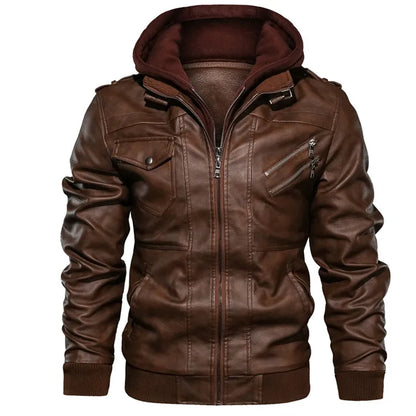 blouson moto homme en cuir - helmetix CP 145