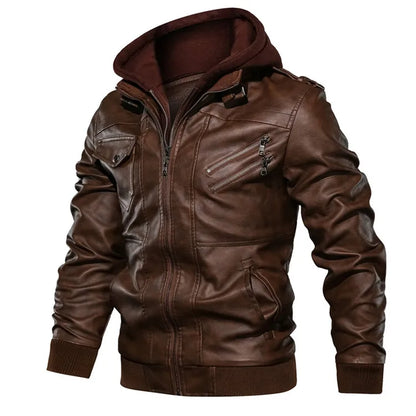 blouson moto homme en cuir - helmetix CP 145