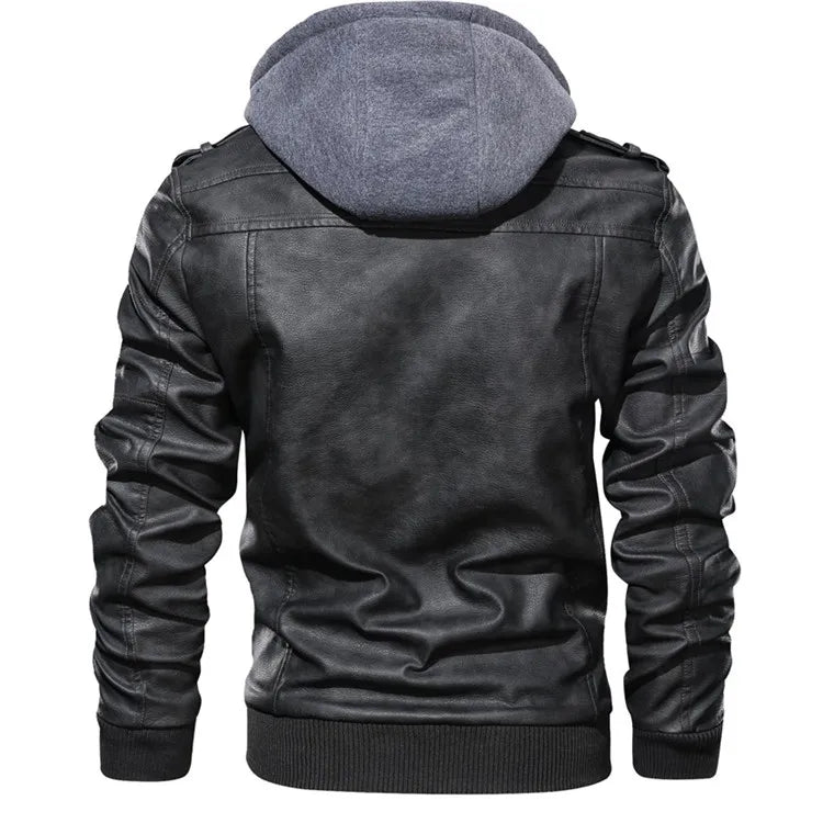 blouson moto homme en cuir - helmetix CP 145