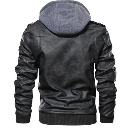 blouson moto homme en cuir - helmetix CP 145