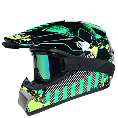 Casque moto cross enfant 10 ans / 8 ans - Helmetix RDX 69