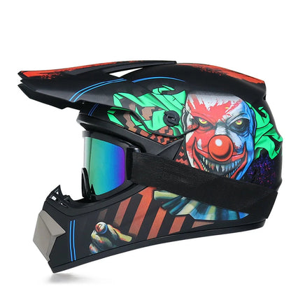 Casque moto cross enfant 10 ans / 8 ans - Helmetix RDX 69