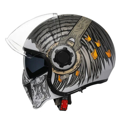 Casque moto vintage modulable - Helmetix CYB 1898