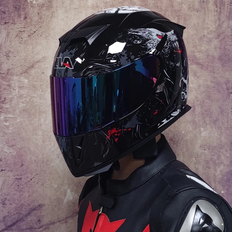 Casque intégral pour moto - Helmetix MX 254
