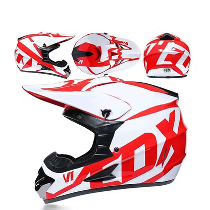 Casque moto cross enfant 6 ans - Helmetix RDX 75