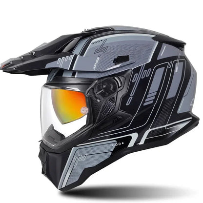 Casque moto cross homologué - Helmetix LXM 76