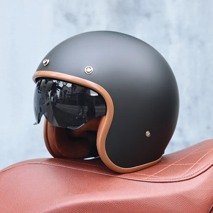 Casque moto vintage femme - Helmetix BGX 788