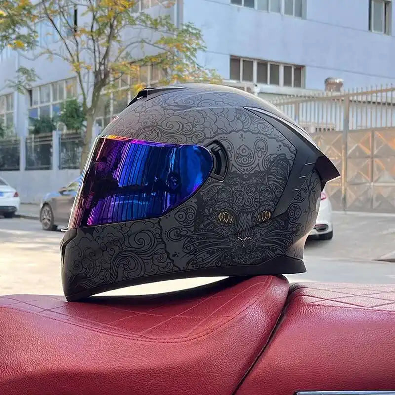 Casque moto femme intégral - Helmetix MX 450