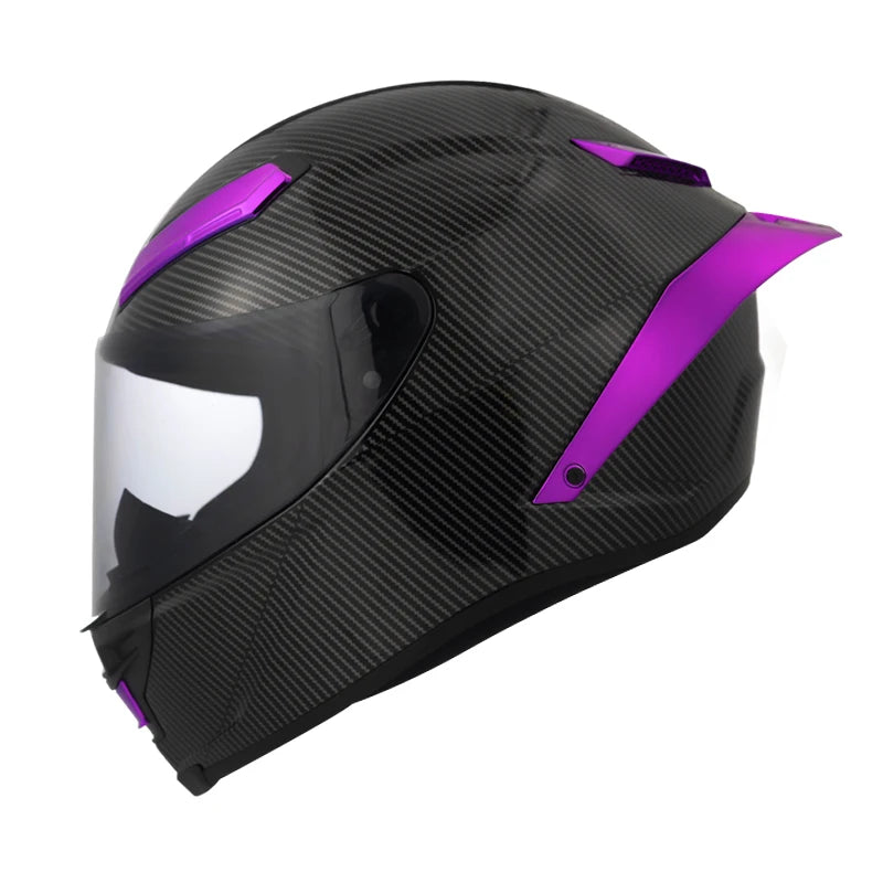 Casque moto intégral carbone - Helmetix VIG 100