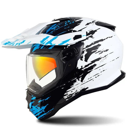 Casque moto cross homologué - Helmetix LXM 76