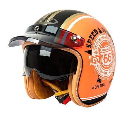 Casque moto retro vintage - Helmetix C500