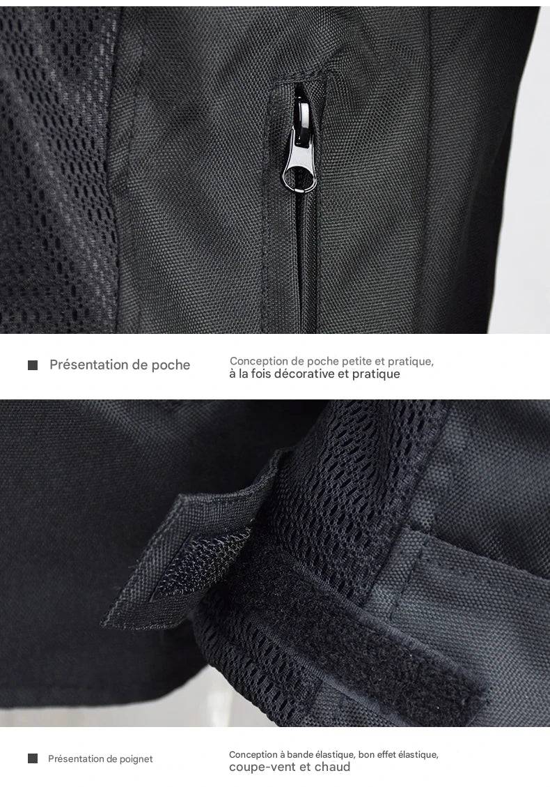 veste moto été homme (ECE) - HELMETIX TPO 236
