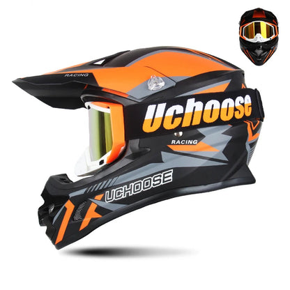 Casque moto cross noir - Helmetix MP 73