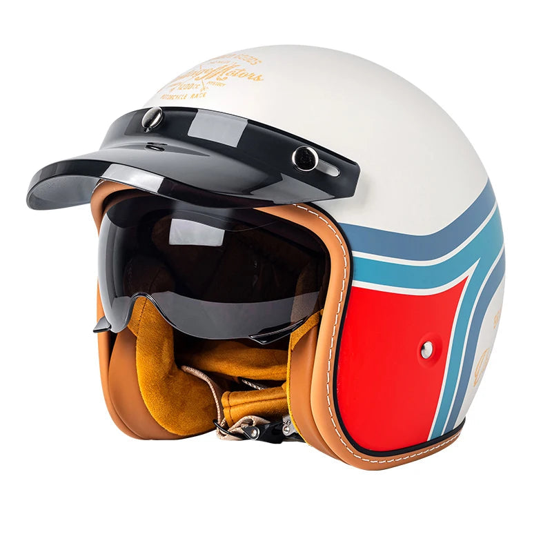 Casque moto jet avec casquette - Helmetix Vix 1734