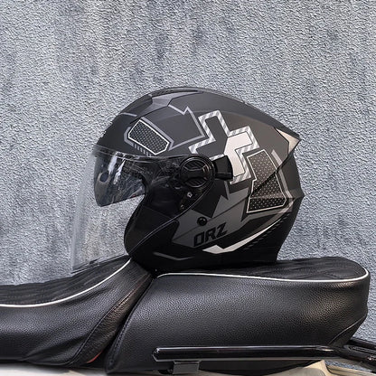 Casque moto jet homme - Helmetix PS 98