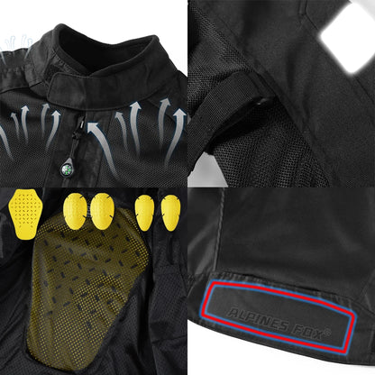 veste moto été homme (ECE) - HELMETIX TPO 236