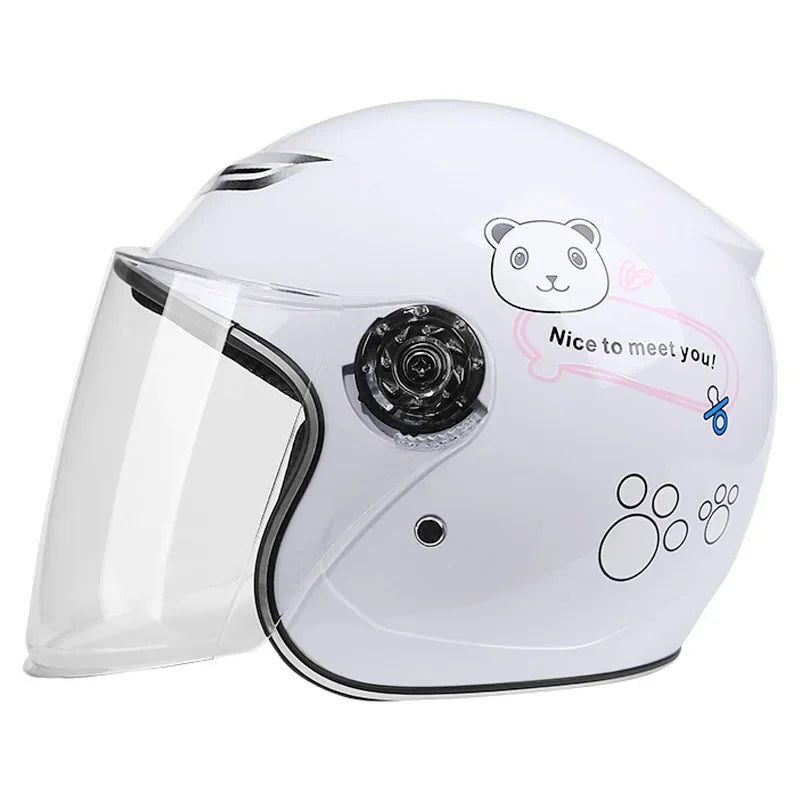 Casque moto enfant homologué - Helmetix RMJ 235