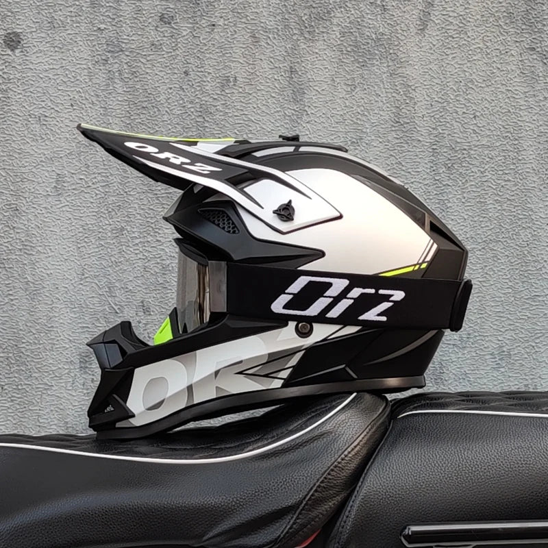casque moto cross avec lunette - Helmetix LX 58