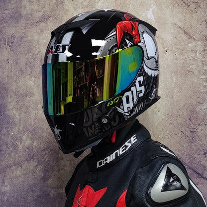 Casque intégral pour moto - Helmetix MX 254