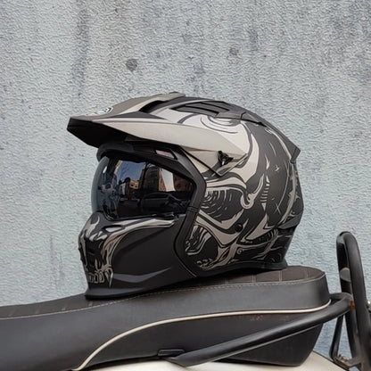 Casque moto vintage integral - Helmetix IPLM 56