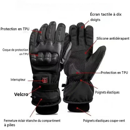 Gant chauffant moto hiver - HOP 54