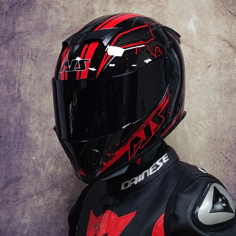 Casque intégral pour moto - Helmetix MX 254