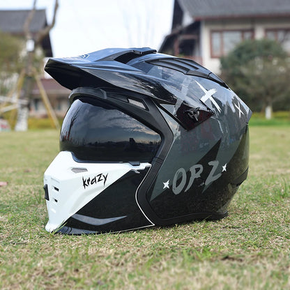 Casque moto cross vintage - HELMETIX VIX 1475